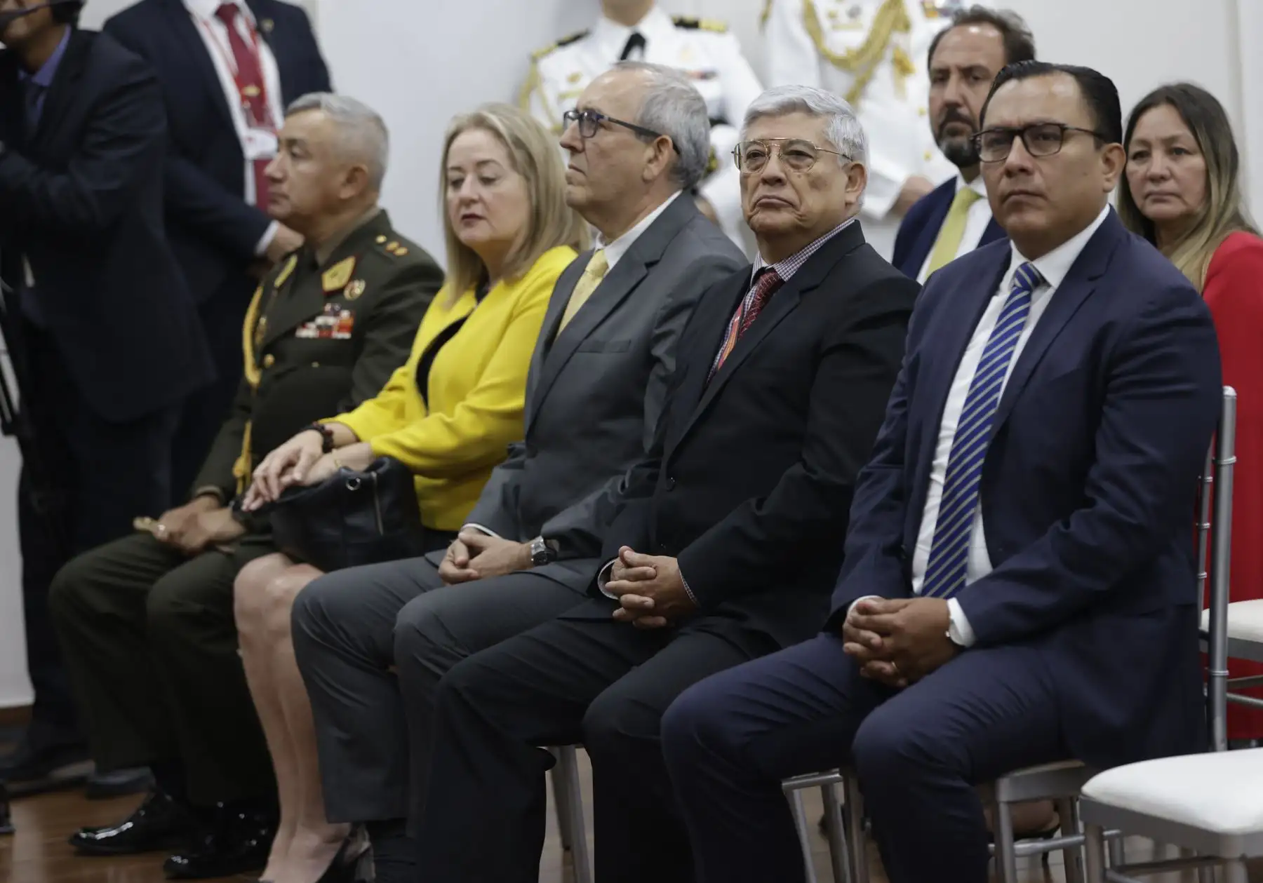 Presidenta Dina Boluarte participa de la suscripción del contrato entre SIMA y HD Hyundai Heavy Industries, para la coproducción de 4 unidades navales.
Foto: ANDINA/Prensa Presidencia