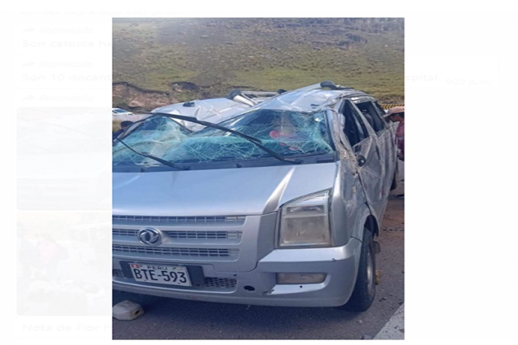 Catorce de los heridos fueron trasladados de emergencia al Hospital Departamental de Huancavelica. Una pasajera fue llevada al nosocomio de EsSalud con lesiones de consideración.