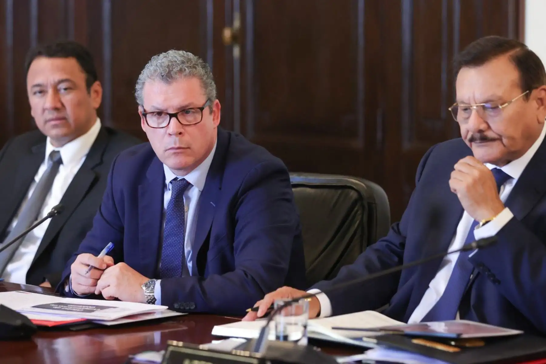 La presidenta de la república, Dina Boluarte Zegarra, lidera el Consejo de Ministros. Foto: ANDINA/ Prensa Presidencia