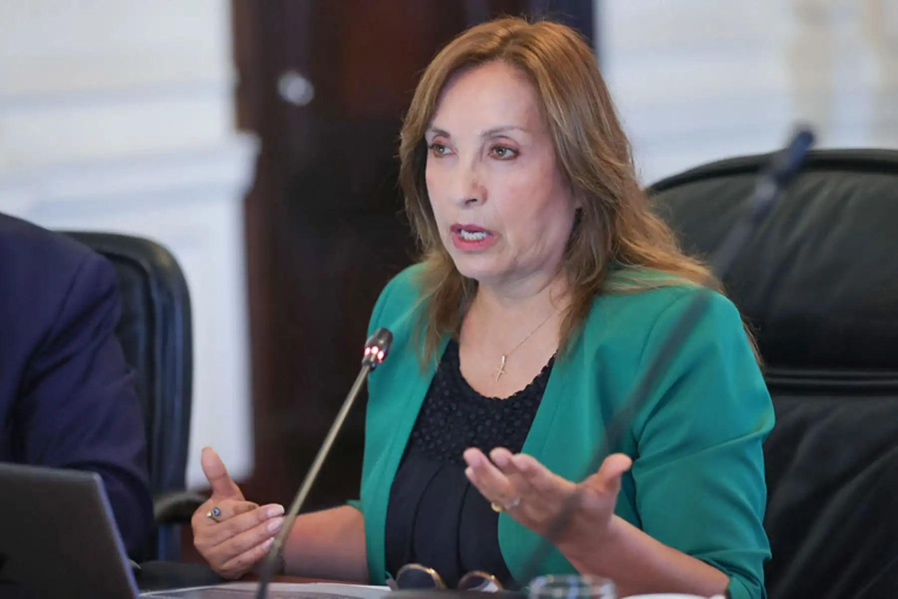 La presidenta de la república, Dina Boluarte Zegarra, lidera el Consejo de Ministros. Foto: ANDINA/ Prensa Presidencia