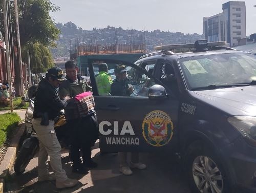 Policía detuvo en Cusco a 12 personas de la presunta organización criminal “Los Charlys del Anticresis”. ANDINA/Difusión