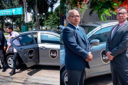 Nace en Perú una aplicación de taxis conducidos exclusivamente por policías y militares. Foto: Cutivalú.