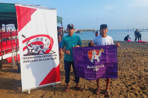 Samuel Mayucama y Wilmer Vargas subieron al podio en el Campeonato Nacional de canotaje