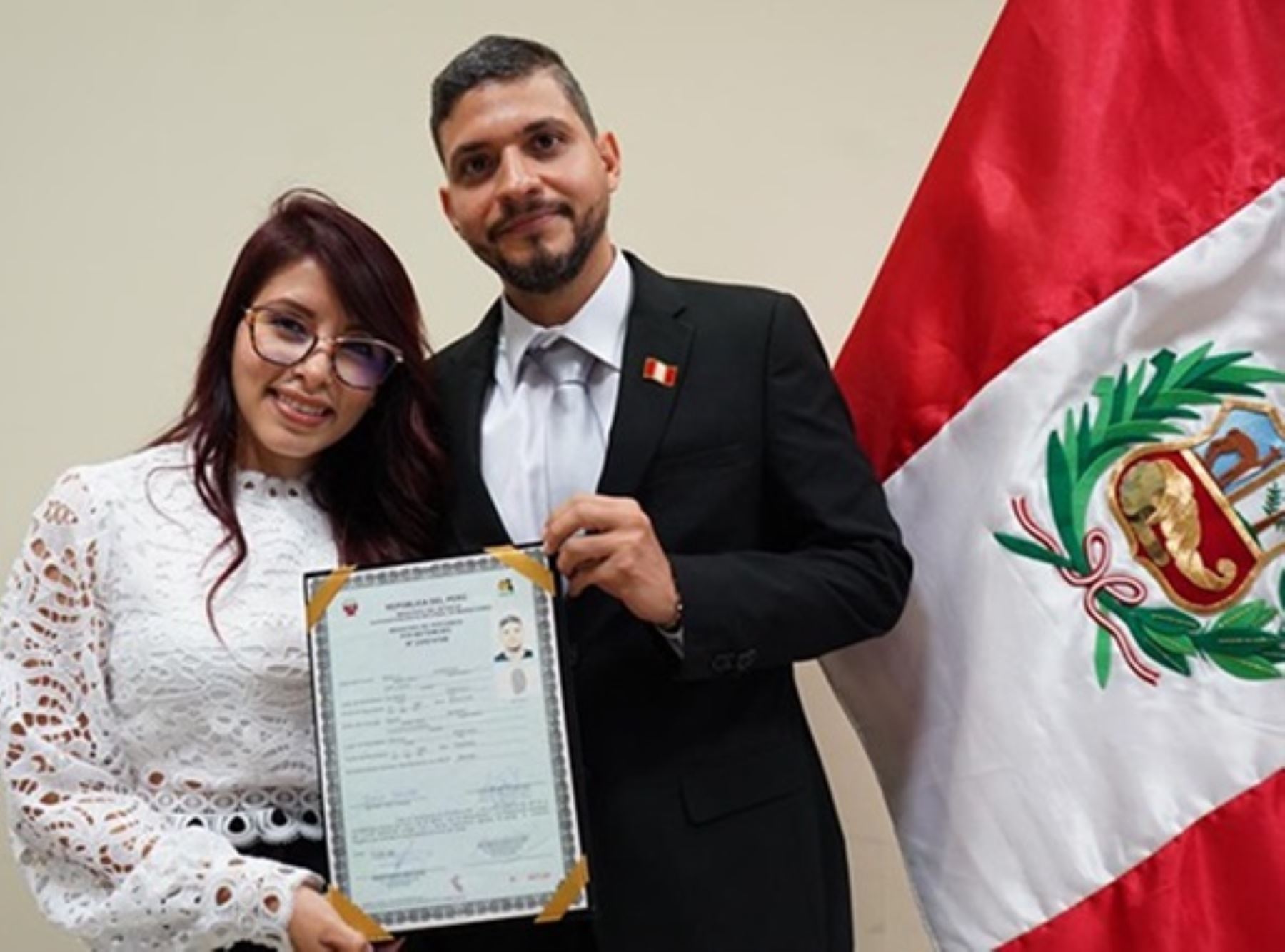Seis ciudadanos extranjeros recibieron en Piura el título de la nacionalidad peruana por parte de la Superintendencia Nacional de Migraciones. ANDINA/Difusión