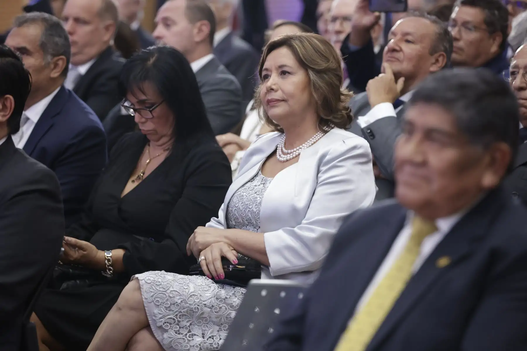Presidenta de la república, Dina Boluarte, participó en la ceremonia por el 136° Aniversario de la Cámara de Comercio de Lima - CCL y Día del Comercio.
 Foto: ANDINA/Presidencia Perú