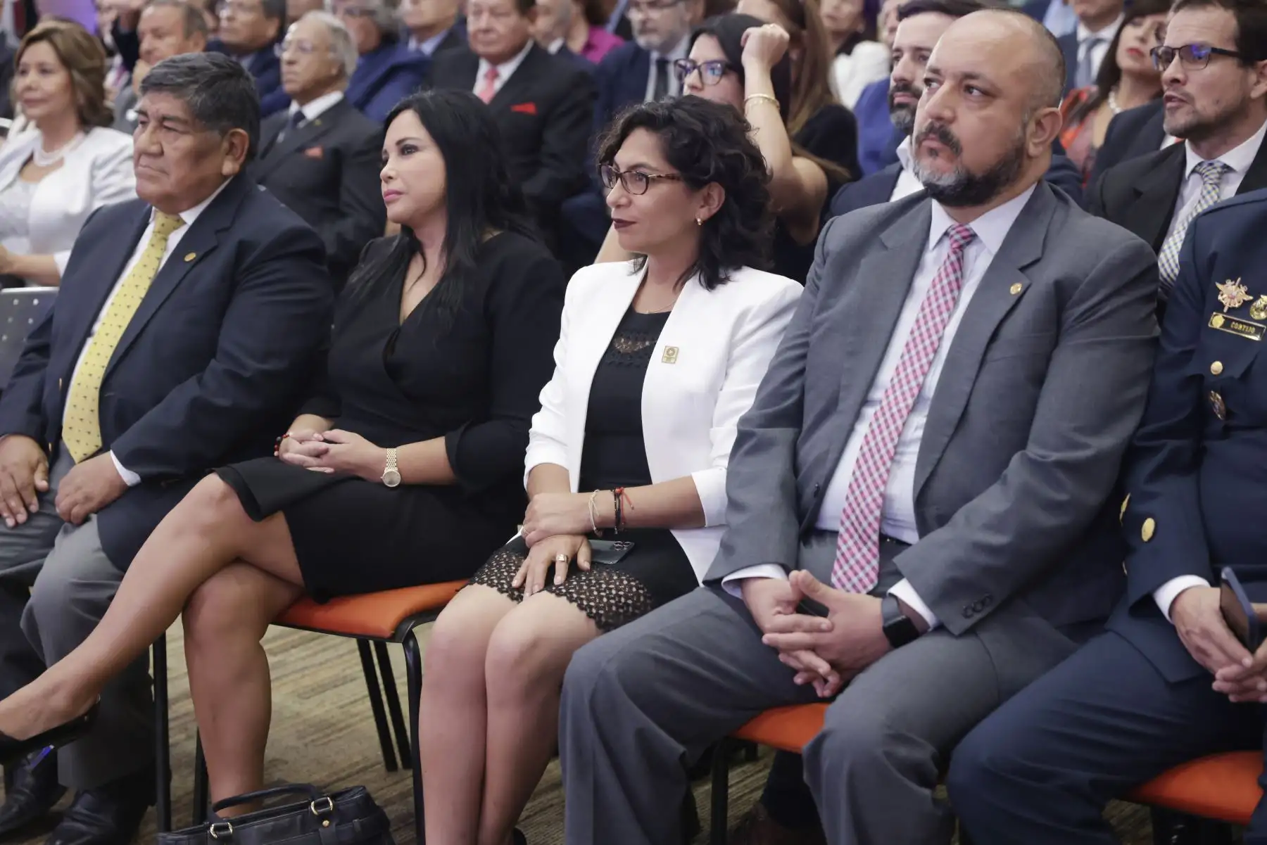 Presidenta de la república, Dina Boluarte, participó en la ceremonia por el 136° Aniversario de la Cámara de Comercio de Lima - CCL y Día del Comercio.
 Foto: ANDINA/Presidencia Perú