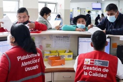 Minsa: Hospital Lima Este – Vitarte incrementa sus atenciones gracias al plan “Cero colas”. Foto: ANDINA/Difusión.