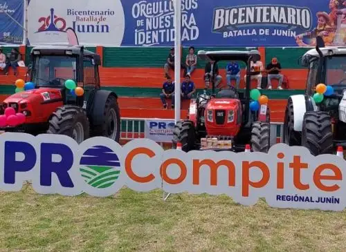 Gobierno Regional de Junín lanzó programa Procompite 2024 que cofinanciará planes de negocio de 54 cadenas productivas de esa región. ANDINA/Difusión