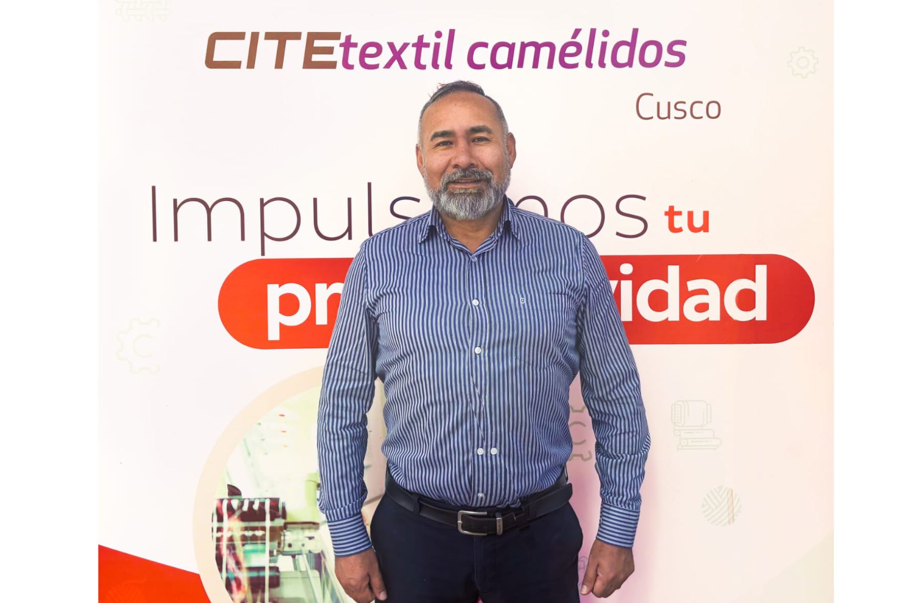 Mauricio Díaz Jurado es director del Cite Textil Camélidos Cusco del Ministerio de la Producción, desde octubre del 2020. ANDINA/ Cite textil Camélido Cusco