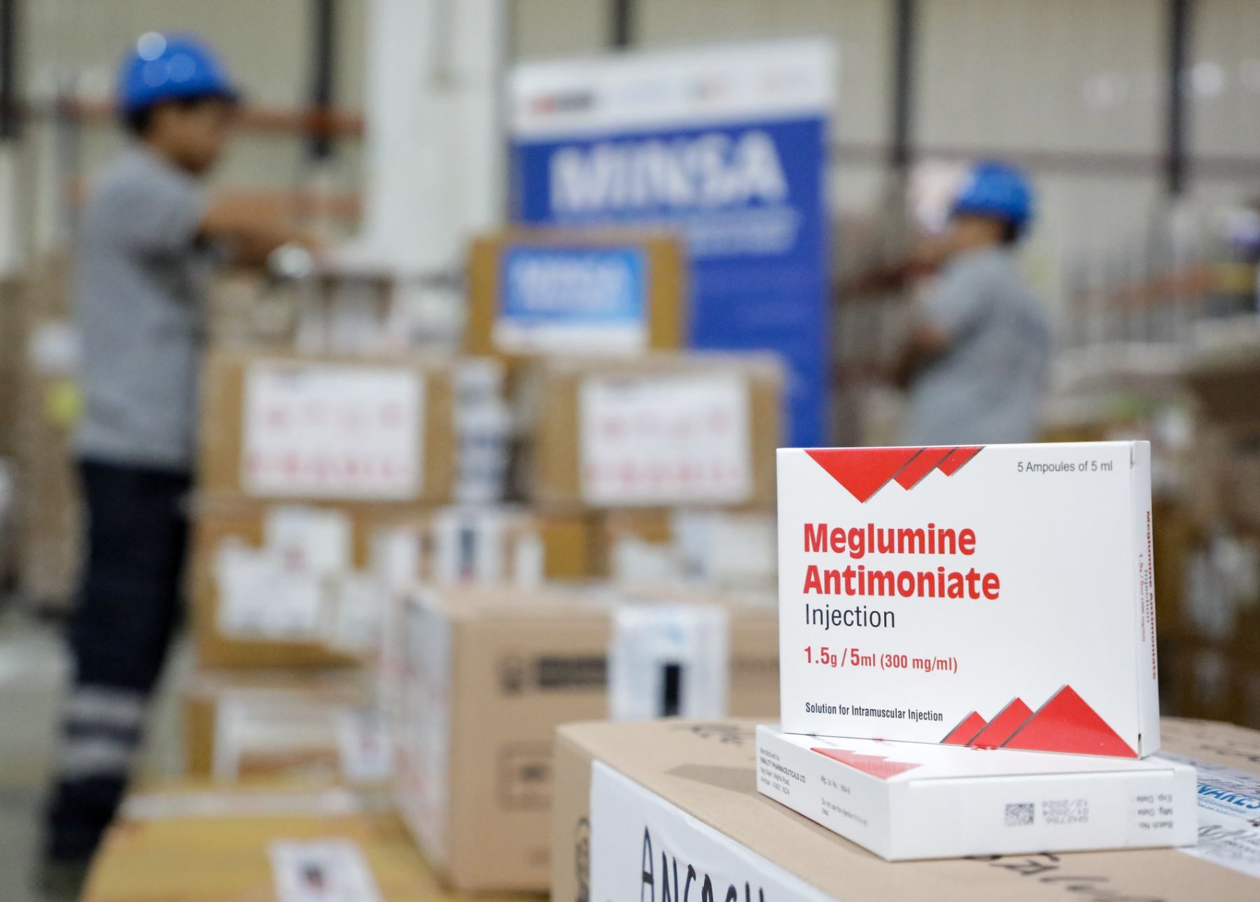 Ministerio de Salud inició la entrega de 90,000 ampollas para combatir la uta en nueve regiones priorizadas, las más afectadas por esta enfermedad. ANDINA/Difusión