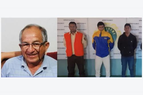 José Urbina, Wilson Espinoza y Obed Pizarro pasarán el resto de su vida en la cárcel por asesinar al prestamista Ántero Uriol. Foto: ANDINA/Difusión