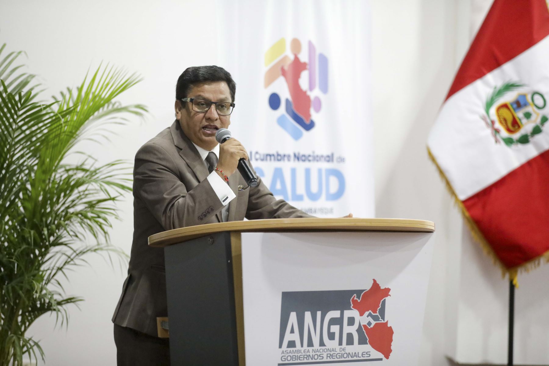 El ministro César Vásquez participó en la I Cumbre Nacional de Salud, celebrada en la ciudad de Chiclayo. Foto: ANDINA/Minsa