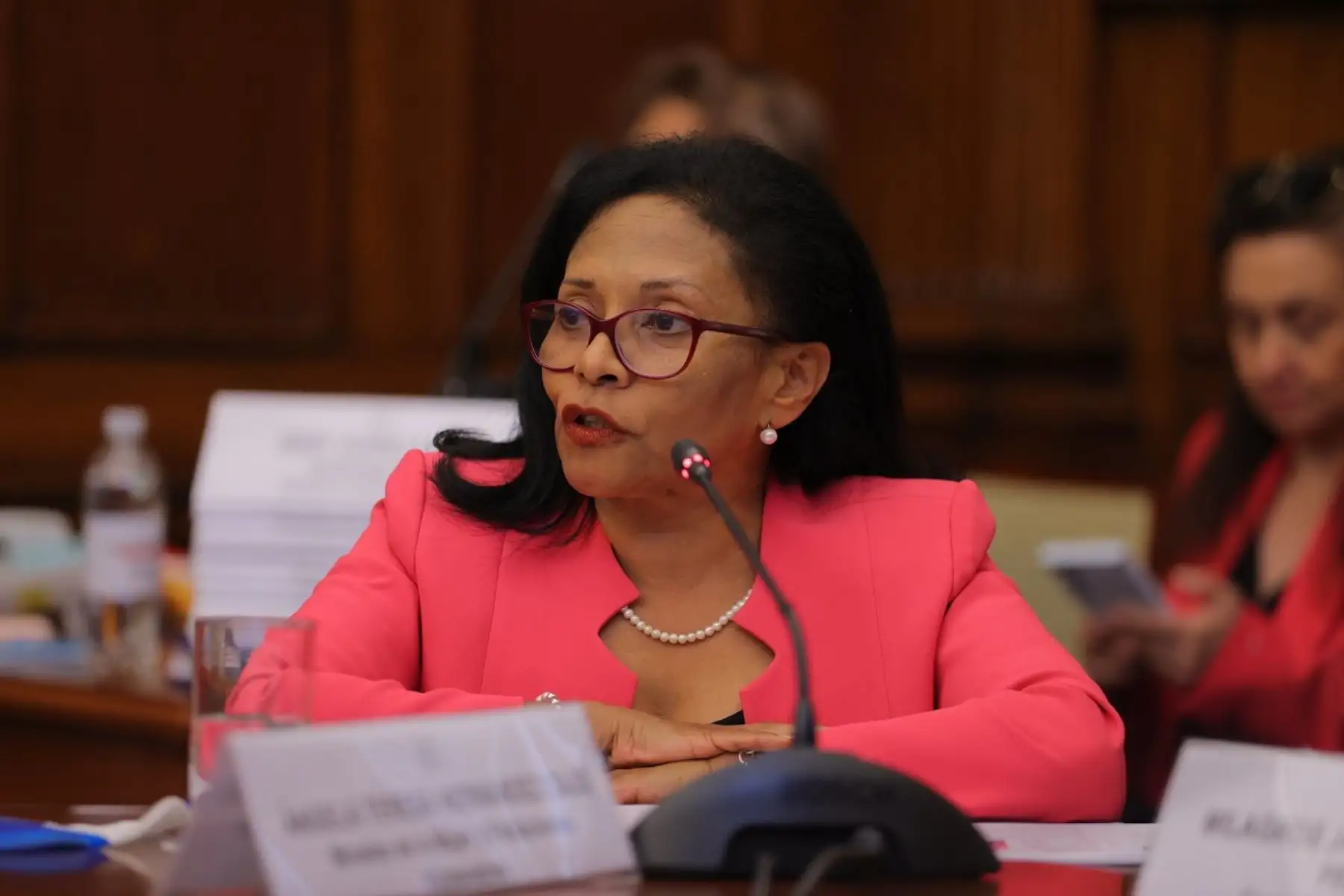 Ministra de la Mujer y Poblaciones Vulnerables, Ángela Hernández Cajo