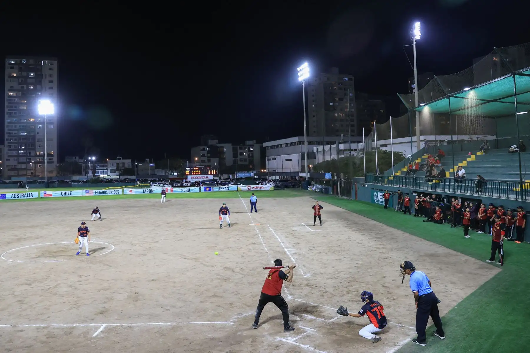 Se dio inicio al II Torneo de Softbol Interembajadas Apec Perú 2024 donde participan los equipos de Japón, Australia, Canadá, Chile, Corea, USA, Indonesia, Malasia y Tailandia. Foto: ANDINA/Jhonel Rodríguez Robles
