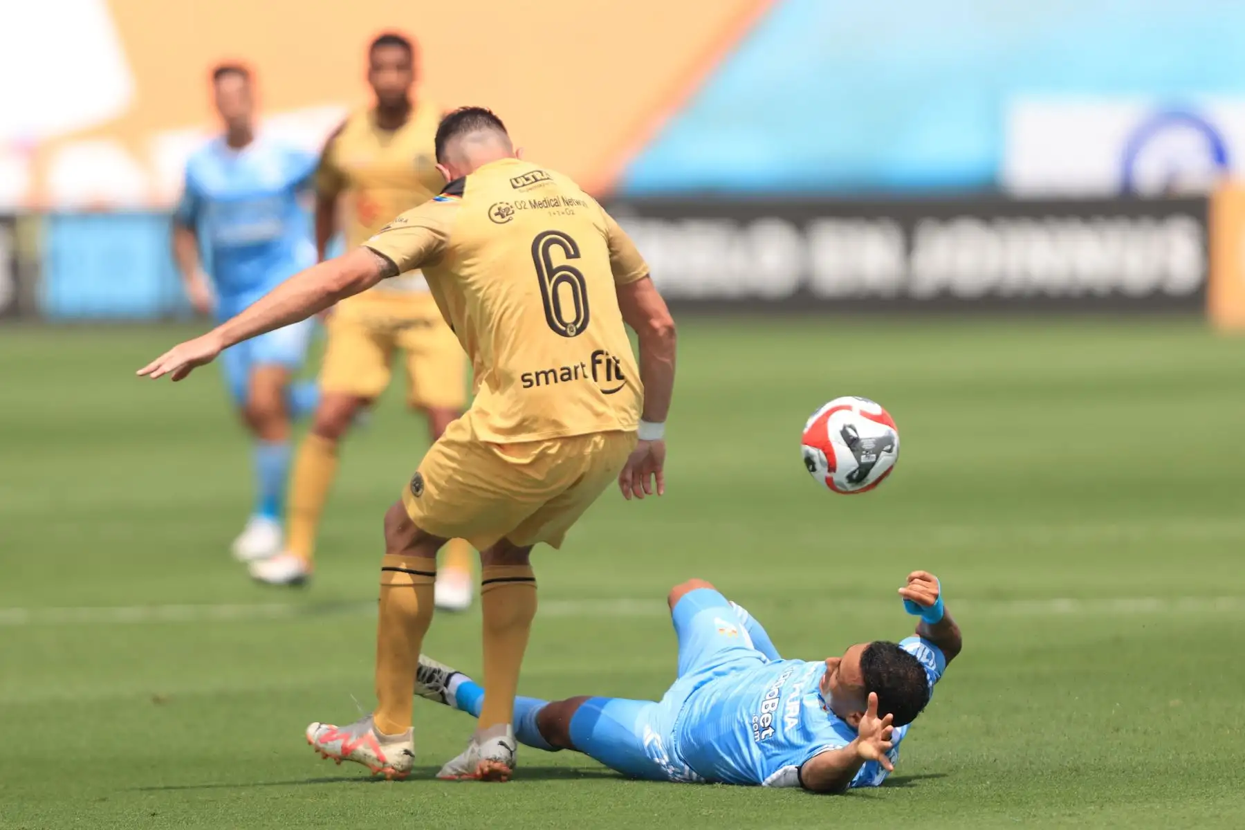 Sporting Cristal enfrenta a Cusco FC por el Torneo Apertura en el estadio Alberto Gallardo. Foto: ANDINA/Jhonel Rodríguez Robles