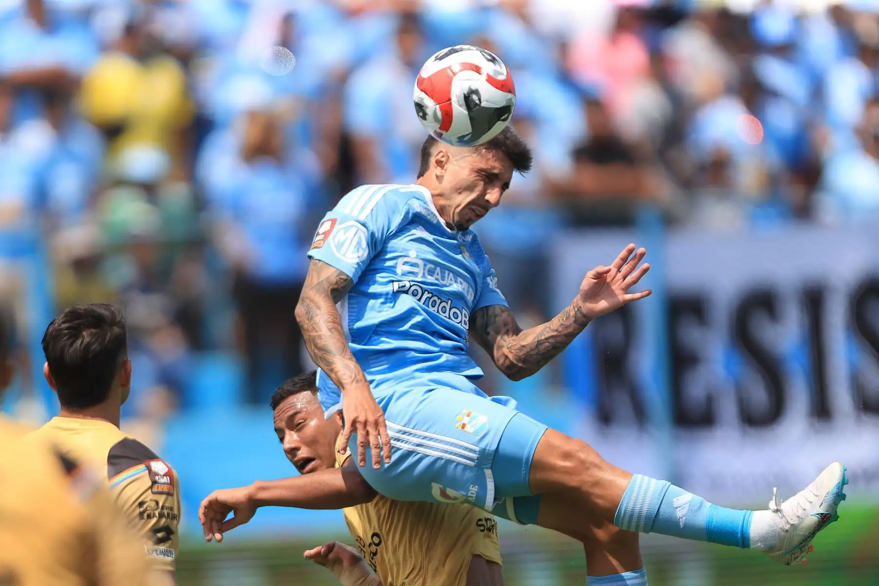 Sporting Cristal enfrenta a Cusco FC por el Torneo Apertura en el estadio Alberto Gallardo. Foto: ANDINA/Jhonel Rodríguez Robles