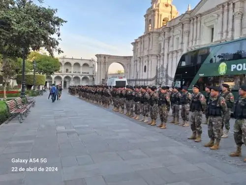 Un total de 1,300 policías reforzarán la seguridad en la ciudad de Arequipa durante el desarrollo de las reuniones en el marco del Foro APEC.
