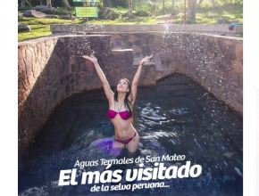 Los baños termales de San Mateo, ubicado en la ciudad de Moyobamba, se han convertido en un importante atractivo turístico de San Martín y es el tercer destino más visitado por los turistas, de acuerdo al Mincetur. ANDINA/Difusión