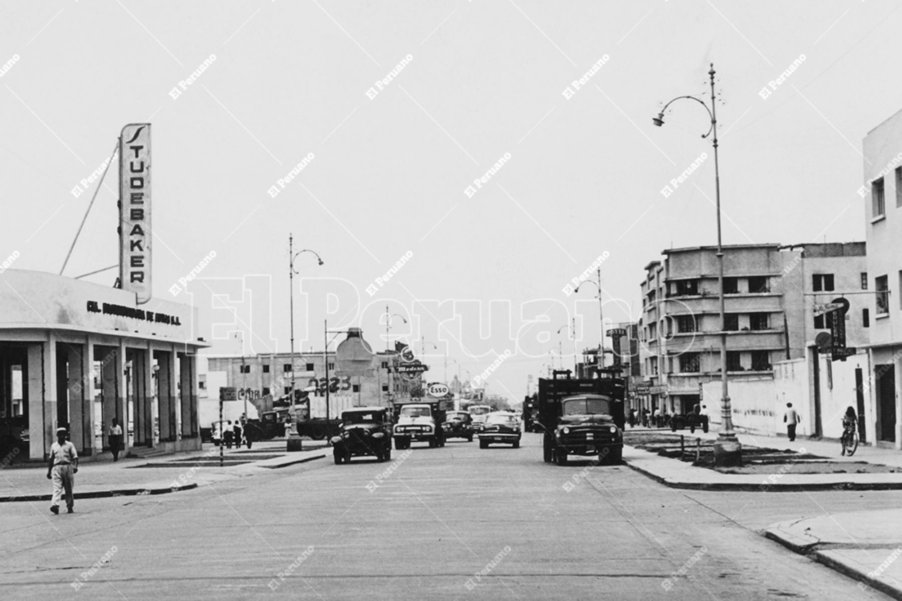 Lima - 4 enero 1955 / Avenida 28 de Julio en La Victoria. Foto: Archivo Histórico de El Peruano