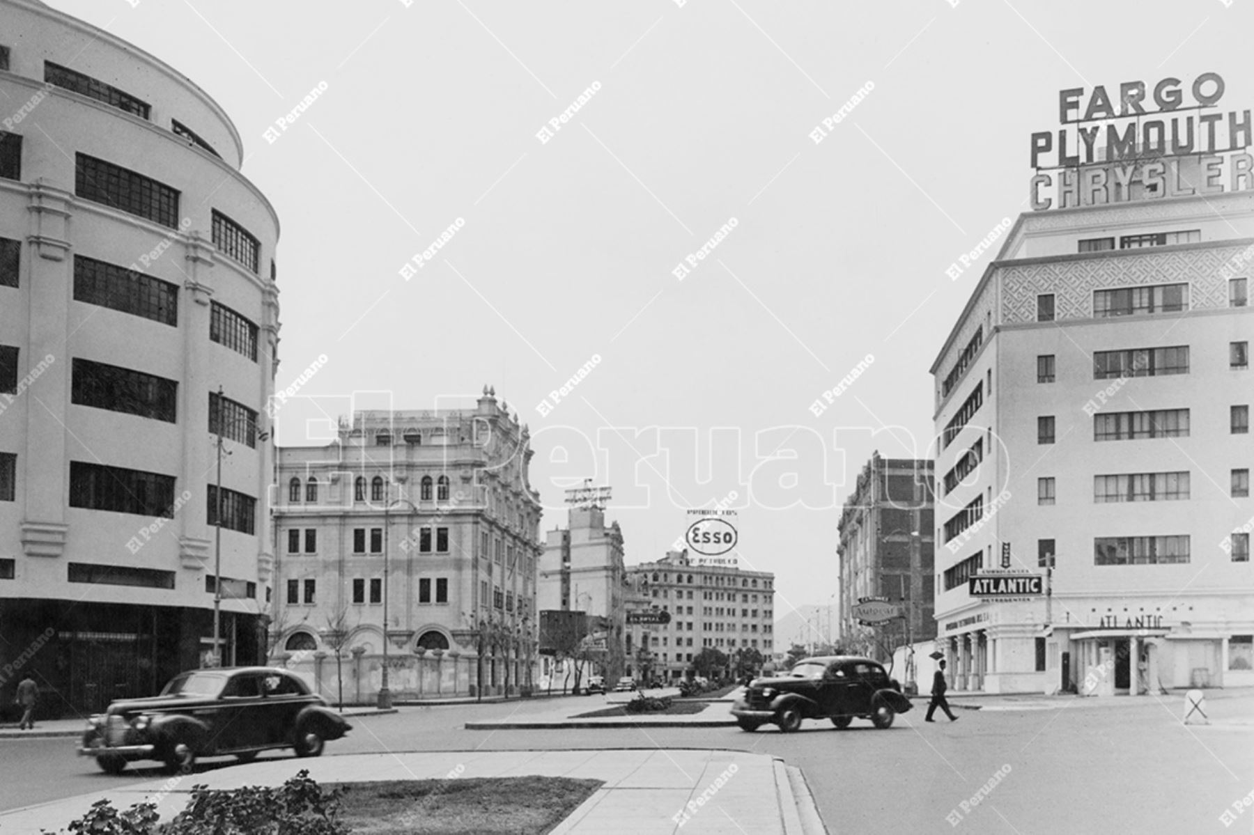 Lima - 1948 / Modernos edificios de la avenida Wilson. Foto: Archivo Histórico de El Peruano