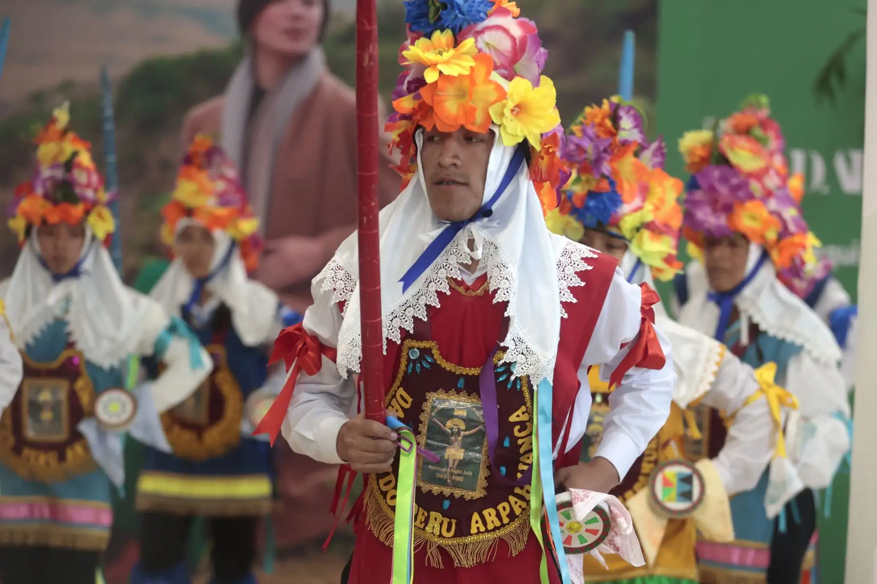 DIRCETUR Junín realiza el lanzamiento de promocion de la festividad del Señor de Muruhuay en Lima Región que busca captar a turistas del país, en circuito religioso, vivencial y de entretenimiento durante los 45 días que dura la festividad.
Foto: ANDINA/Vidal Tarqui