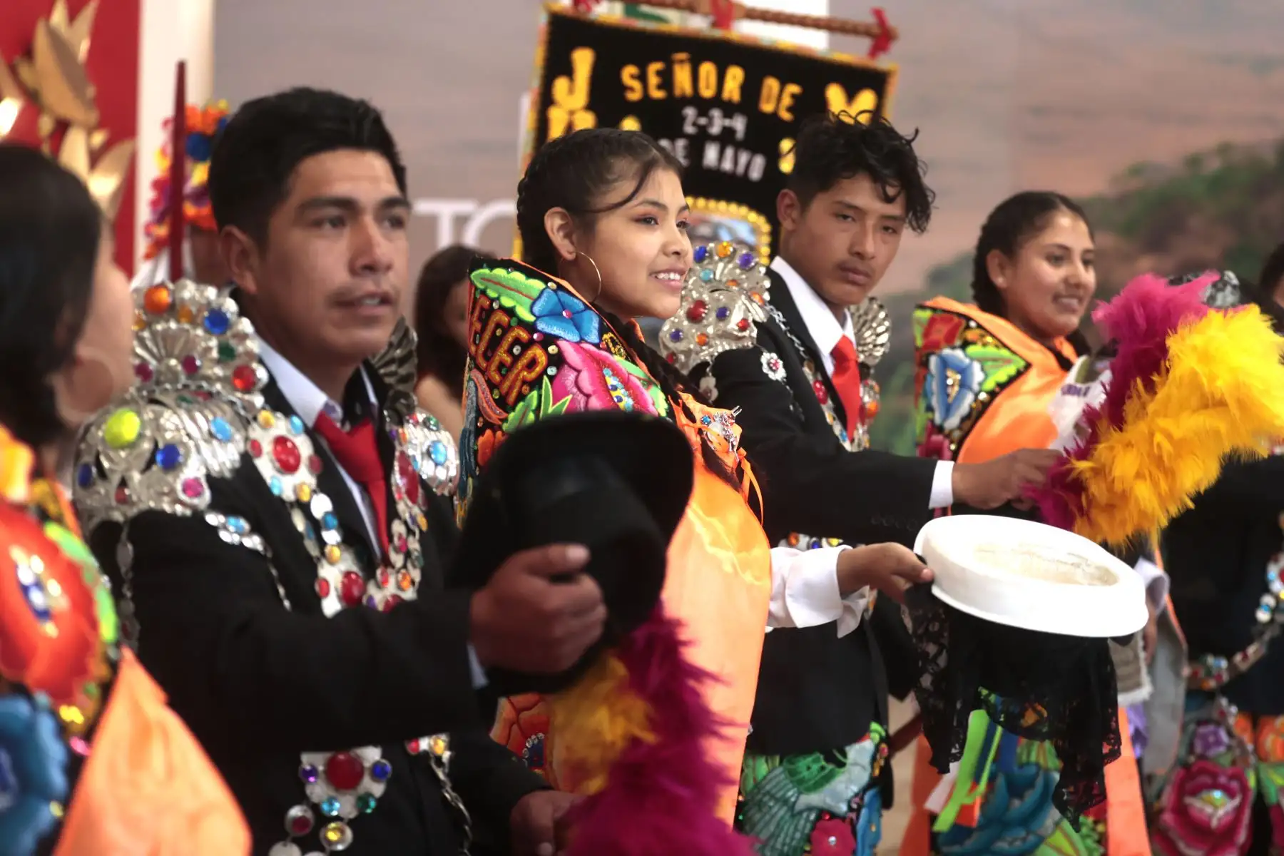 DIRCETUR Junín realiza el lanzamiento de promocion de la festividad del Señor de Muruhuay en Lima Región que busca captar a turistas del país, en circuito religioso, vivencial y de entretenimiento durante los 45 días que dura la festividad.
Foto: ANDINA/Vidal Tarqui
