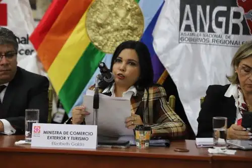 Ministra de Comercio Exterior y Turismo, Elizabeth Galdo. Foto: Cortesía.