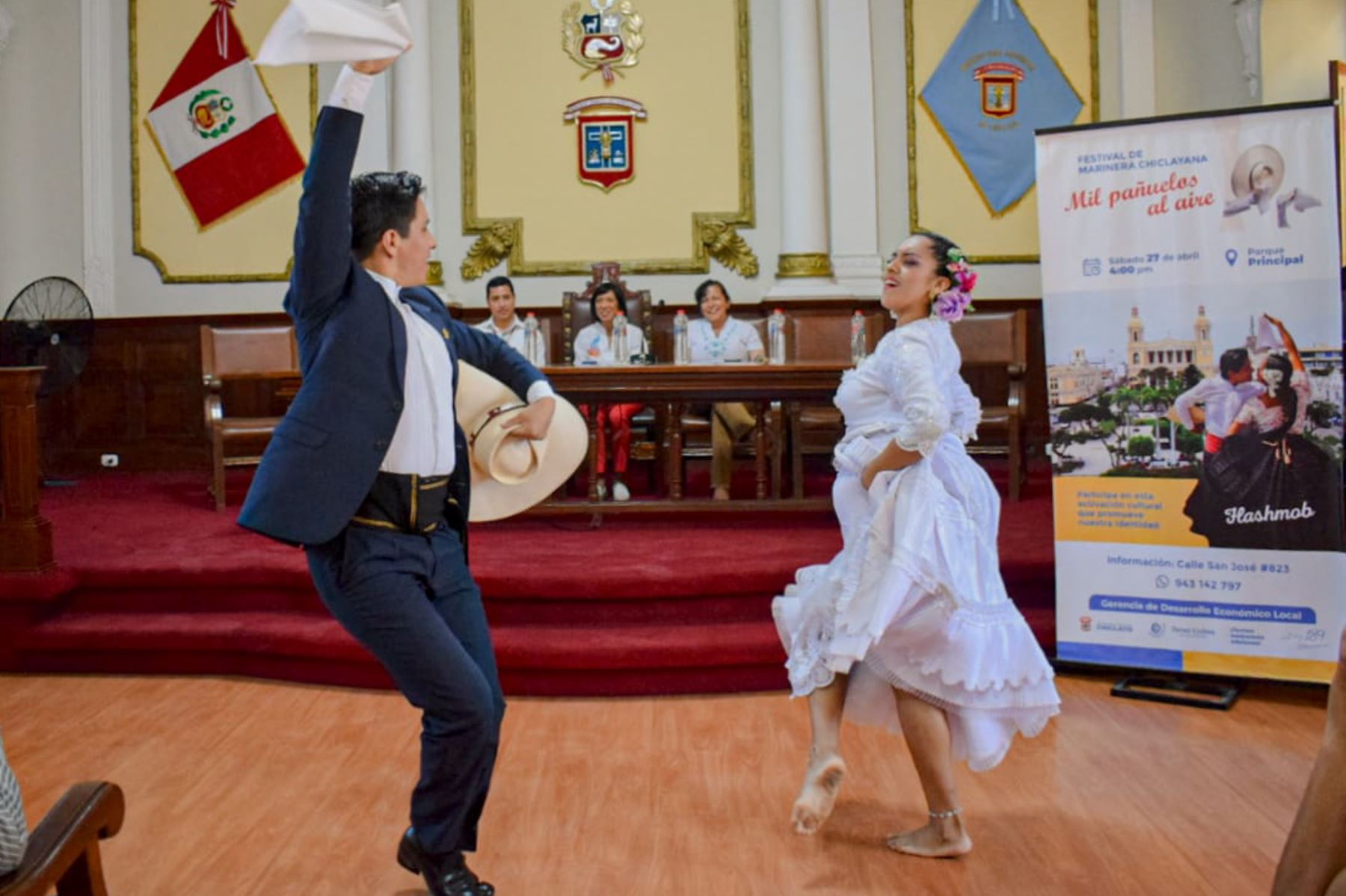 La marinera es una danza tradicional declarada Patrimonio Cultural de la Nación en 1986. Foto: ANDINA/Difusión