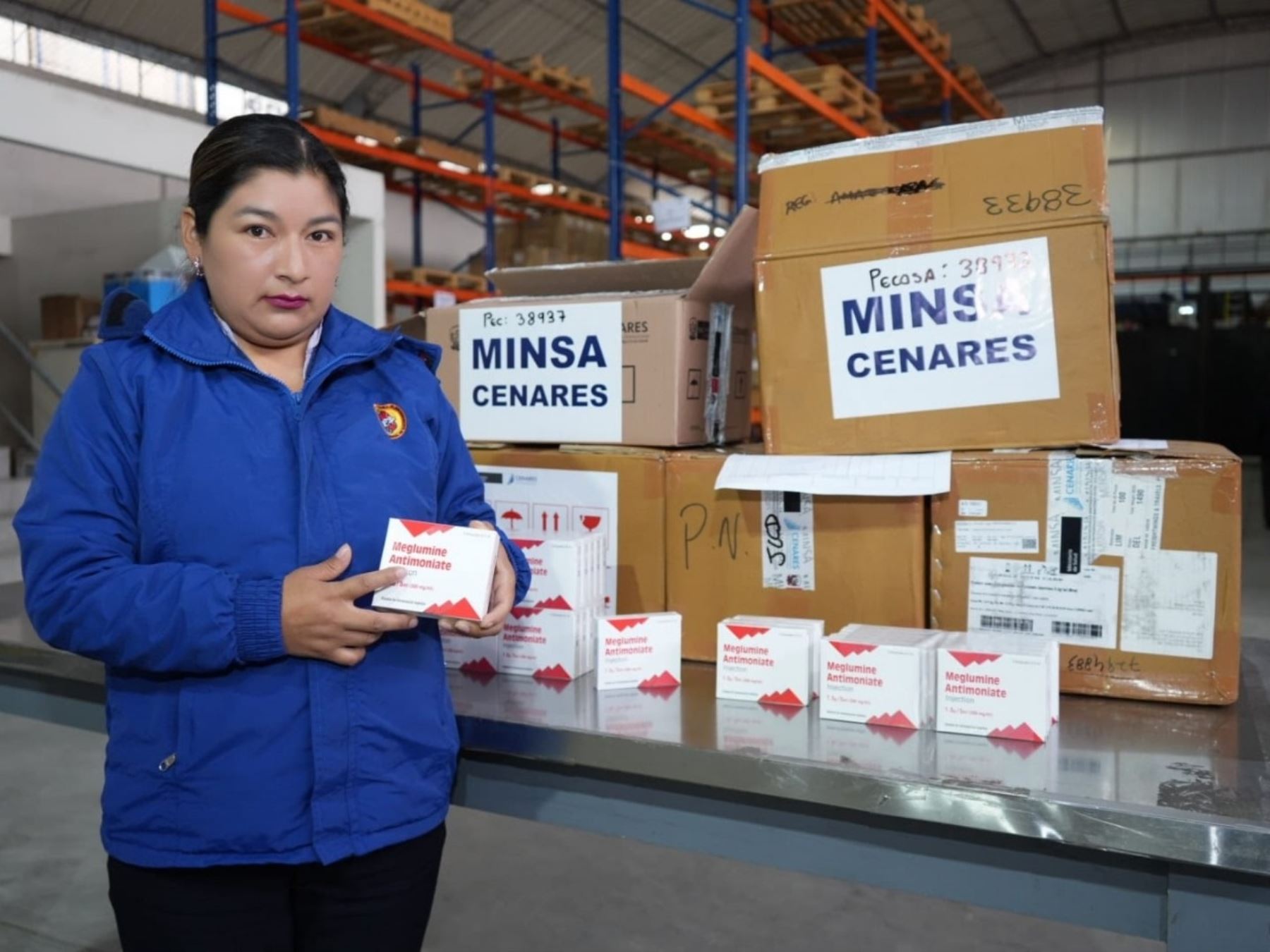Áncash recibe un nuevo lote de 4,000 ampollas para la atención de los pacientes afectados con uta en dicha región. Foto: ANDINA/difusión.
