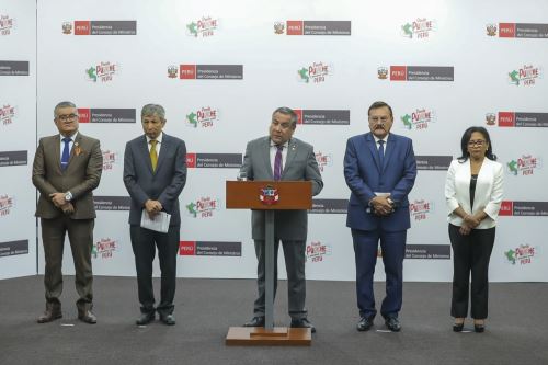 Conferencia de prensa del Consejo de Ministros