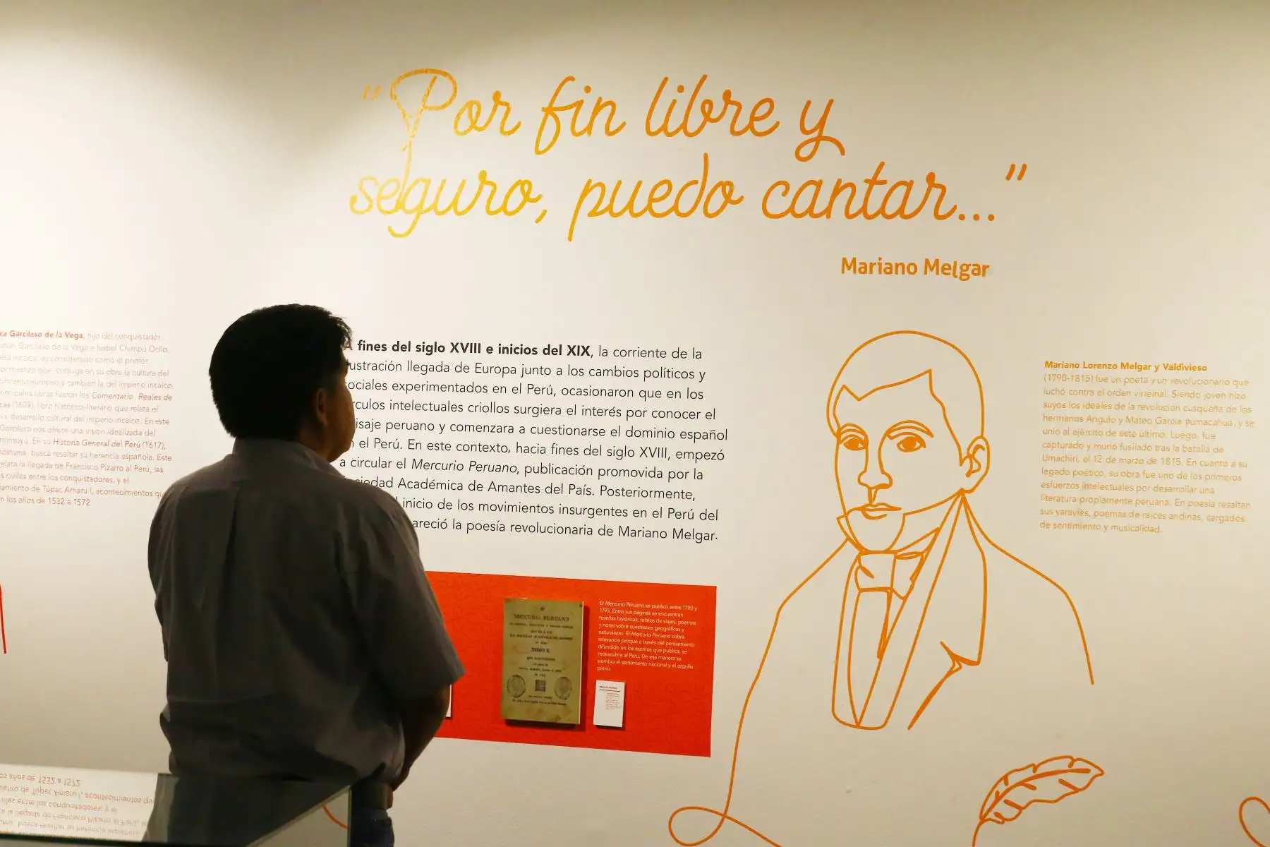La Biblioteca Nacional del Perú (BNP) organiza   la exposición "Letras peruanas. Un recorrido por nuestro Patrimonio”. Participan en el evento, el jefe institucional de la BNP, Boris Espezúa Salmón; la directora de la Dirección de Protección de las Colecciones de la BNP, Kelly Carpio Ochoa; así como autoridades, funcionarios, trabajadores y personalidades vinculadas al mundo de las letras.
Foto: ANDINA/Eddy Ramos