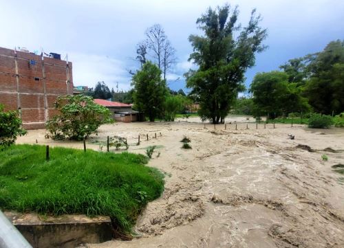 Tres viviendas fueron las más afectadas por la lluvia intensa que se registró el martes 23 de abril en la provincia de Chota, región Cajamarca. ANDINA/Difusión