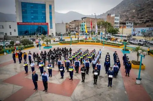 Distrito cuenta con el apoyo de 266 serenos, 30 vehículos y 25 motos lineales que circulan las 24 horas por el distrito