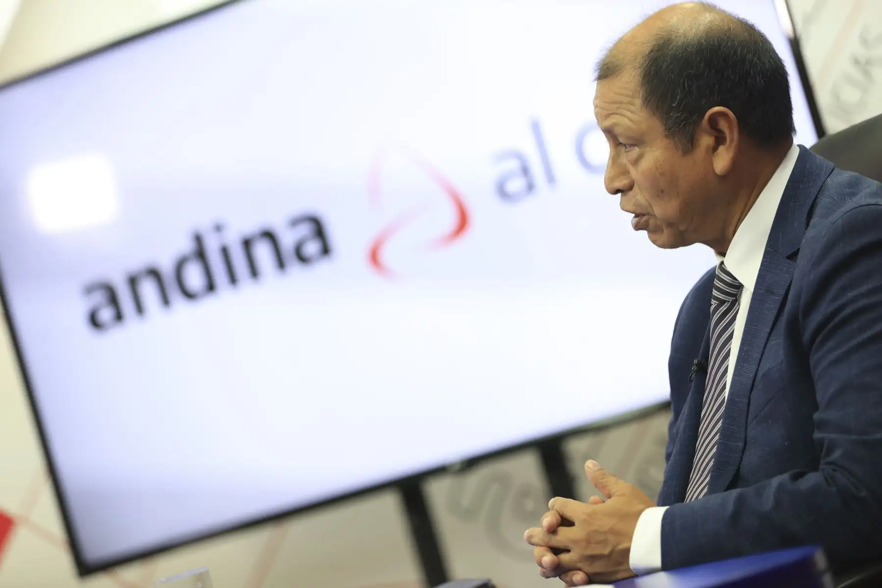 Entrevista al ministro de Trabajo Daniel Maurate en Andina al Día sobre acciones para impulsar el empleo y la lucha contra la informalidad en el Perú. Foto: ANDINA/Jhonel Rodríguez Robles