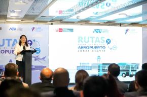 La Autoridad del Transporte Urbano de Lima y Callao presentó las nuevas rutas diseñadas para conectar los servicios de transporte público masivo de Lima con el Aeropuerto Internacional Jorge Chávez del Callao. Foto: ATU