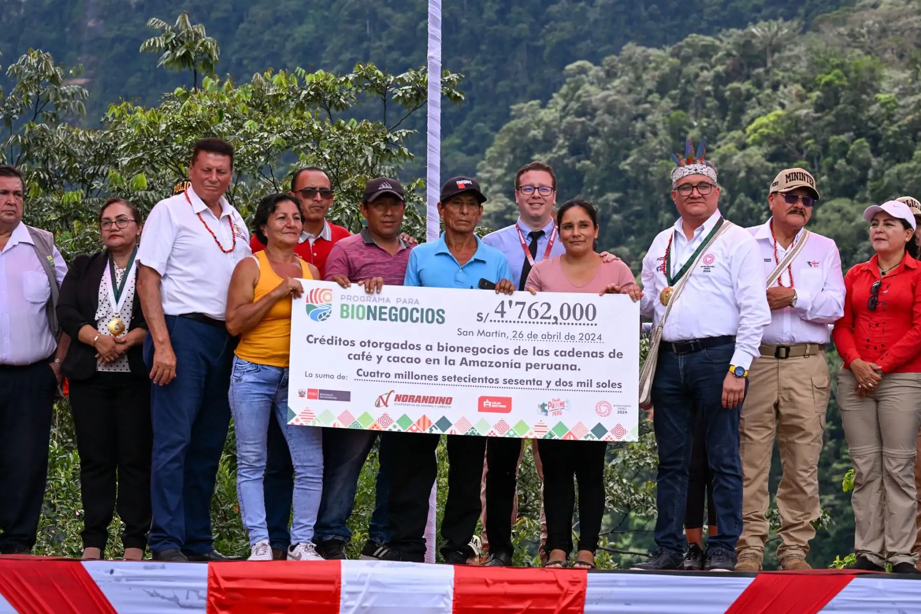 San Martín es la primera región del país en implementar el Mecanismo de Retribución por Servicios Ecosistémicos (Merese), en la modalidad de Turismo y recreación, a través del cual se obtendrán recursos económicos para reforzar las actividades de protección de la biodiversidad que alberga el área de conservación regional (ACR) Cordillera Escalera.
Foto: ANDINA/MINAM