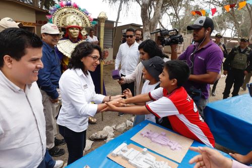  La ministra de Cultura, Leslie Urteaga Peña, cumplió una visita de trabajo en la región La Libertad. Foto: ANDINA/Difusión
