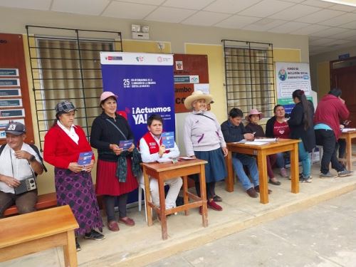 En Cajamarca, el Programa Nacional PAIS tiene 20 tambos en zonas de difícil acceso de 19 distritos para gestionar el acceso a servicios necesarios para la población rural.