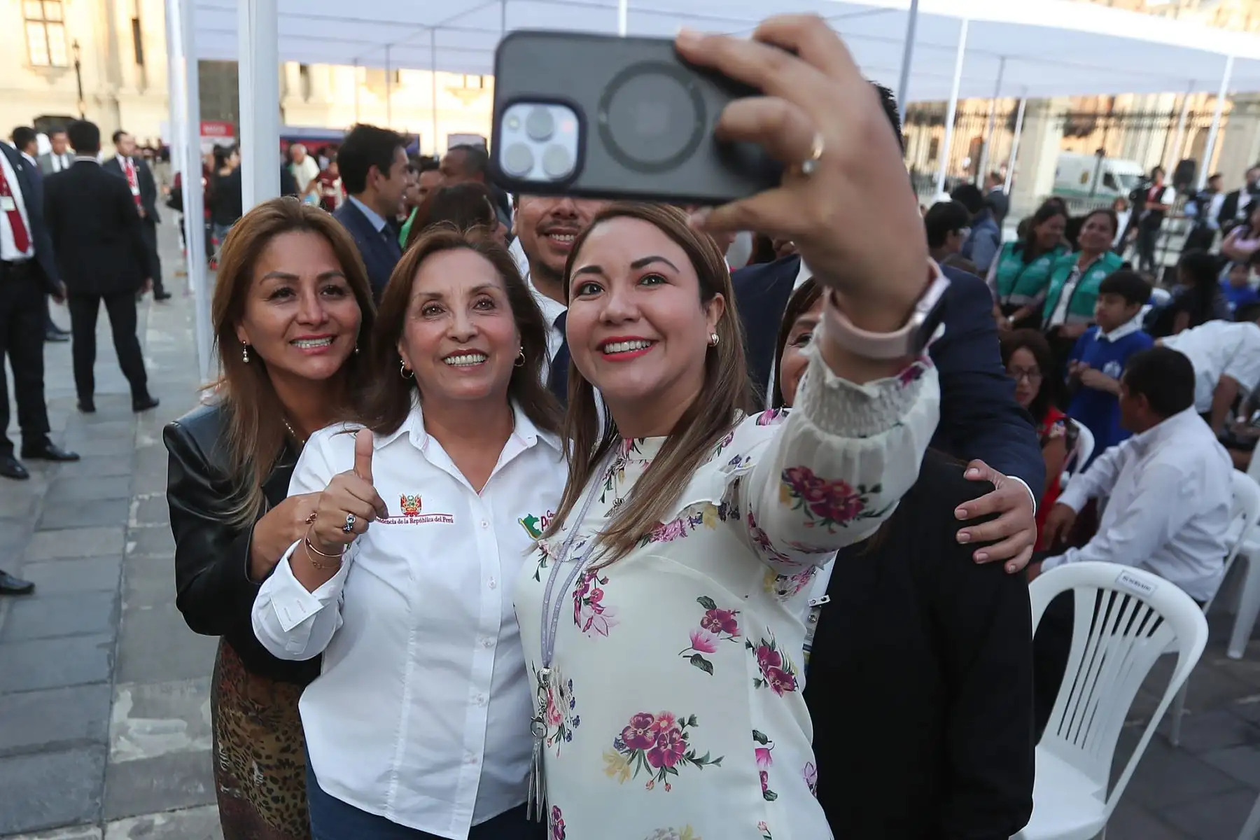 Presidenta Dina Boluarte participa en la entrega de carnets a usuarios del MIMP Conadis.
Foto: ANDINA/Prensa Presidencia