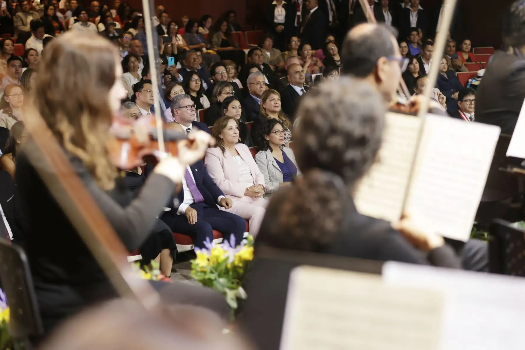 La presidenta de la república, Dina Ercilia Boluarte Zegarra, participó en la ceremonia por el 75.° aniversario del Ministerio de Trabajo y Promoción del Empleo.
Foto: ANDINA/Prensa Presidencia