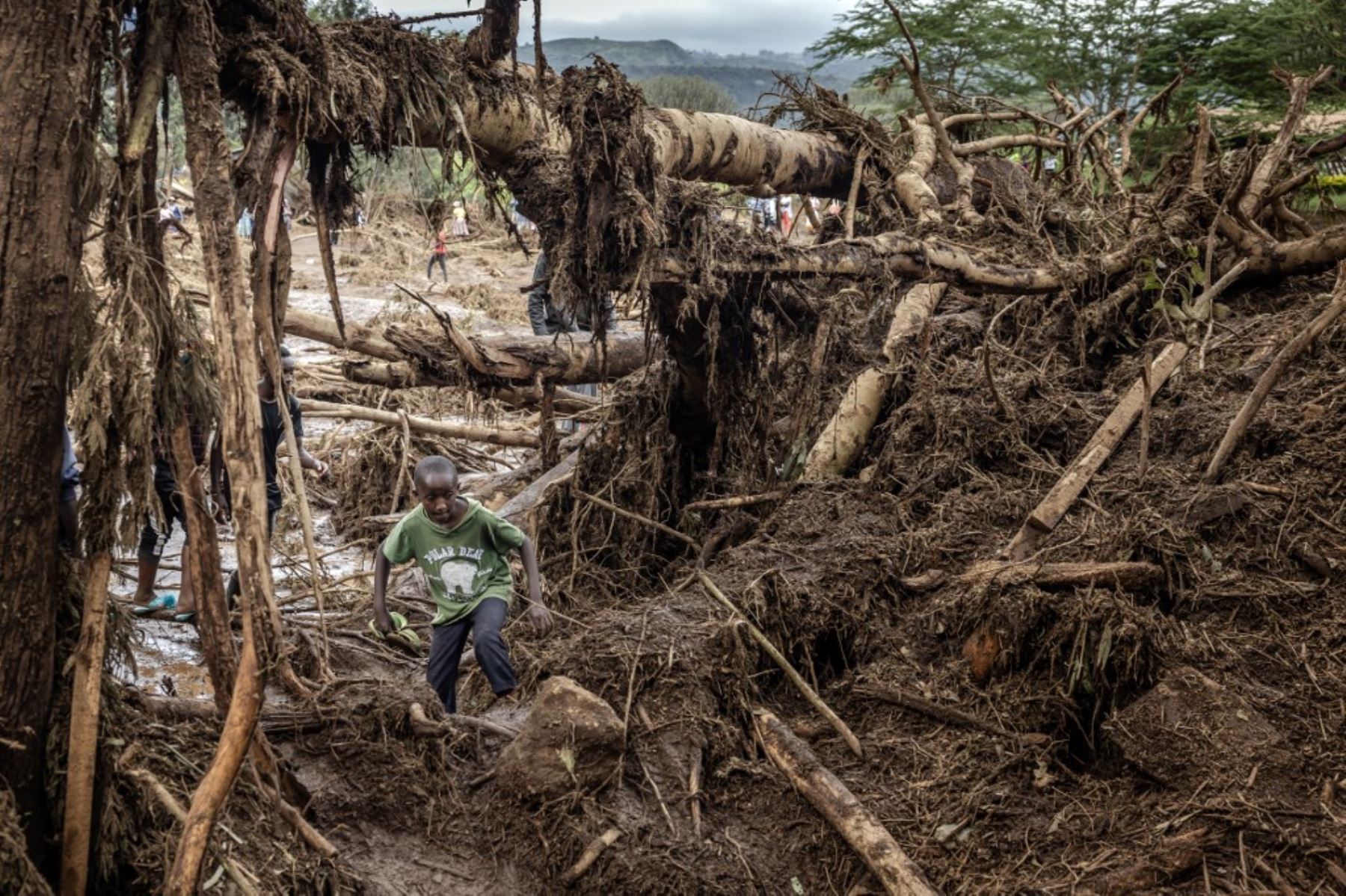 El país del este de África afronta fuertes lluvias e inundaciones. Foto: AFP