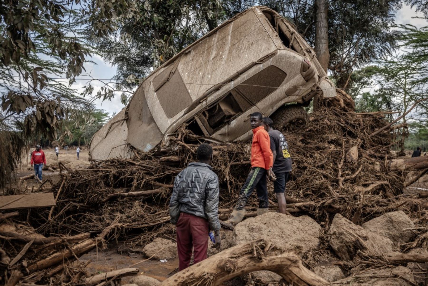 El país del este de África afronta fuertes lluvias e inundaciones. Foto: AFP
