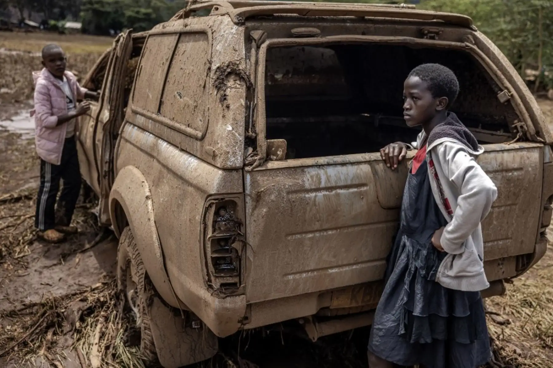 Sin contar este incidente, 76 personas han perdido la vida en Kenia desde marzo debido a las lluvias más intensas de lo habitual que azotan esta región, agravadas por el fenómeno climático de El Niño. Foto: AFP