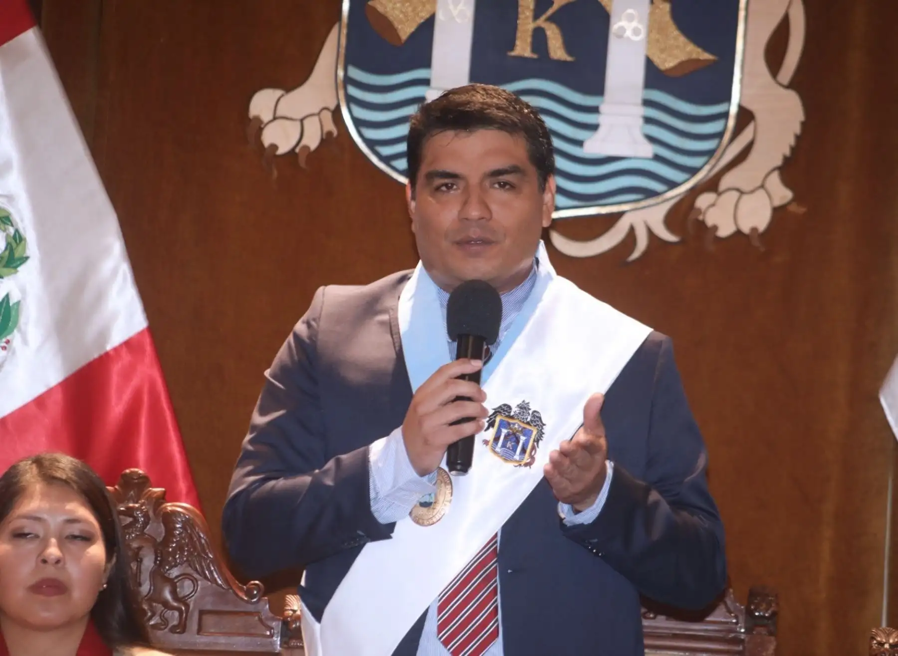 El alcalde provincial de Trujillo, Mario Reyna, expresó su respaldo a la propuesta presidencial de la aprobación de la figura de terrorismo urbano para combatir a las organizaciones criminales. Foto: ANDINA/difusión.