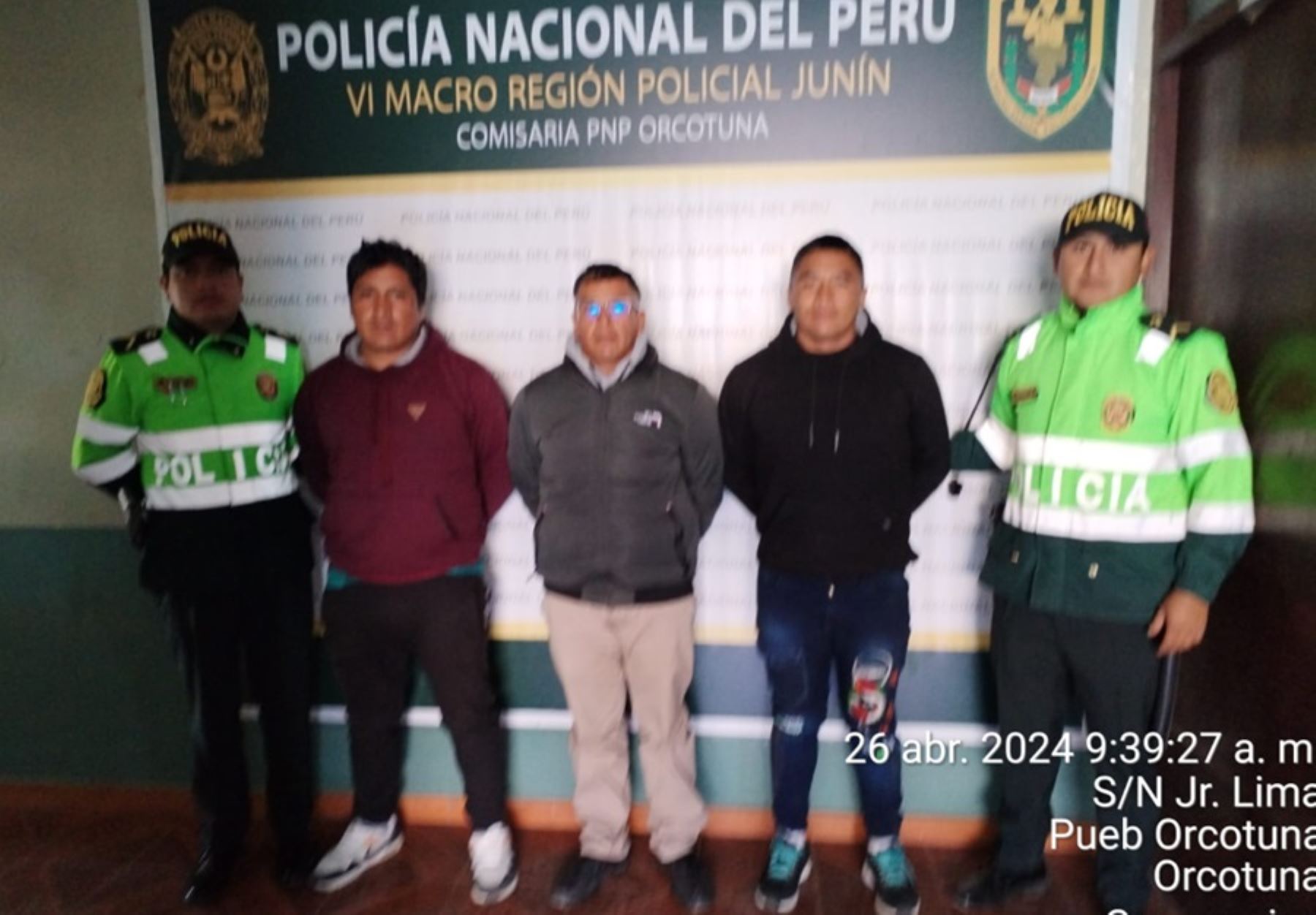 En la región Junín, agentes policiales de la comisaria de Orcotuna desarticularon la organización criminal los Capos de Andabamba, integrada por un exalcalde, y que está presuntamente implicada en el delito de tráfico ilícito de drogas.