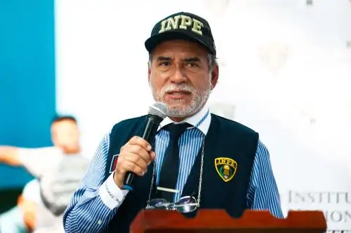 Javier Llaque Moya, presidente del Inpe. ANDINA/Daniel Bracamonte