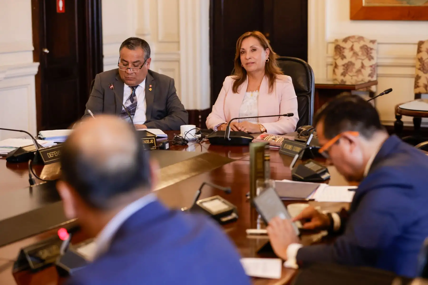 Presidenta Dina Boluarte encabeza sesión del Consejo de Ministros.
Foto: ANDINA/Prensa Presidencia