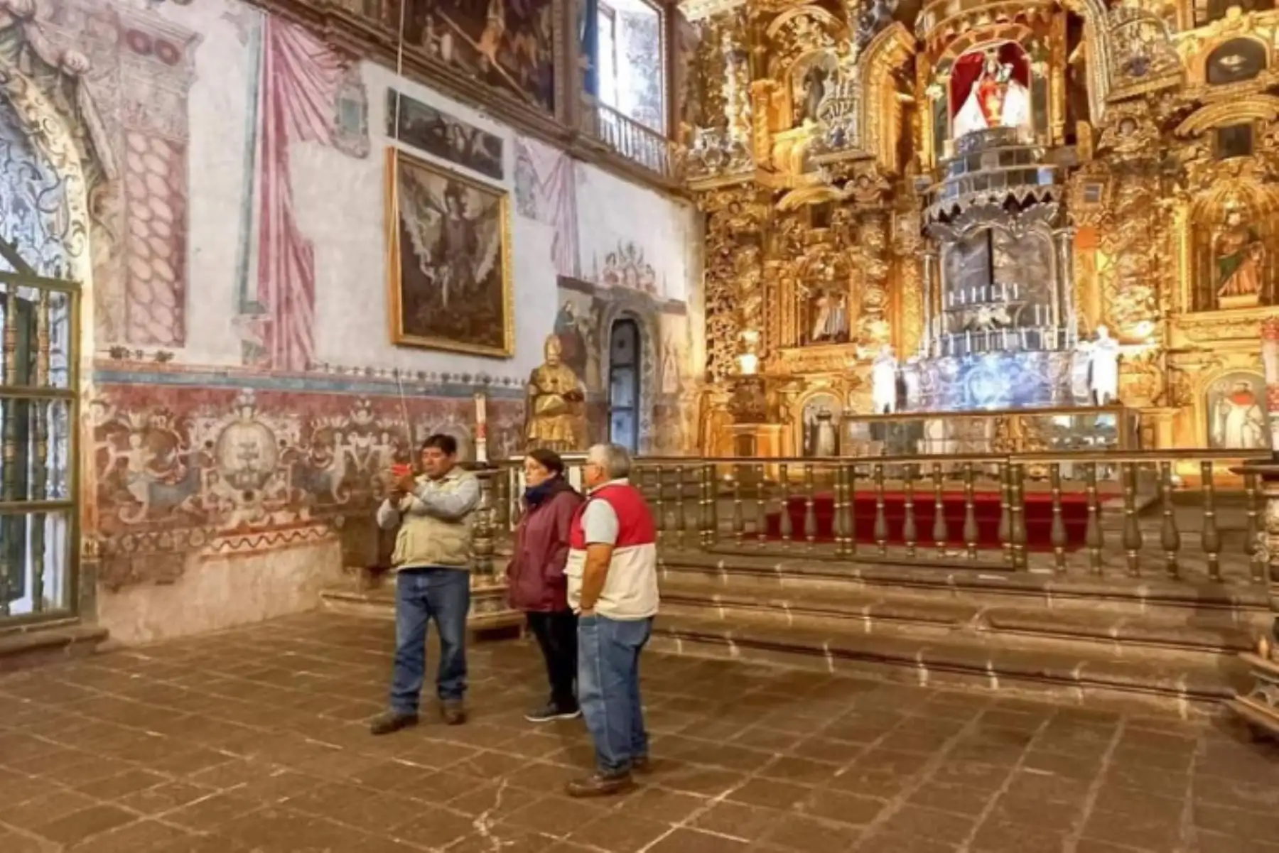 Por el momento, no se ingresará al inmueble religioso ante el riesgo de la ocurrencia de réplicas sísmicas.