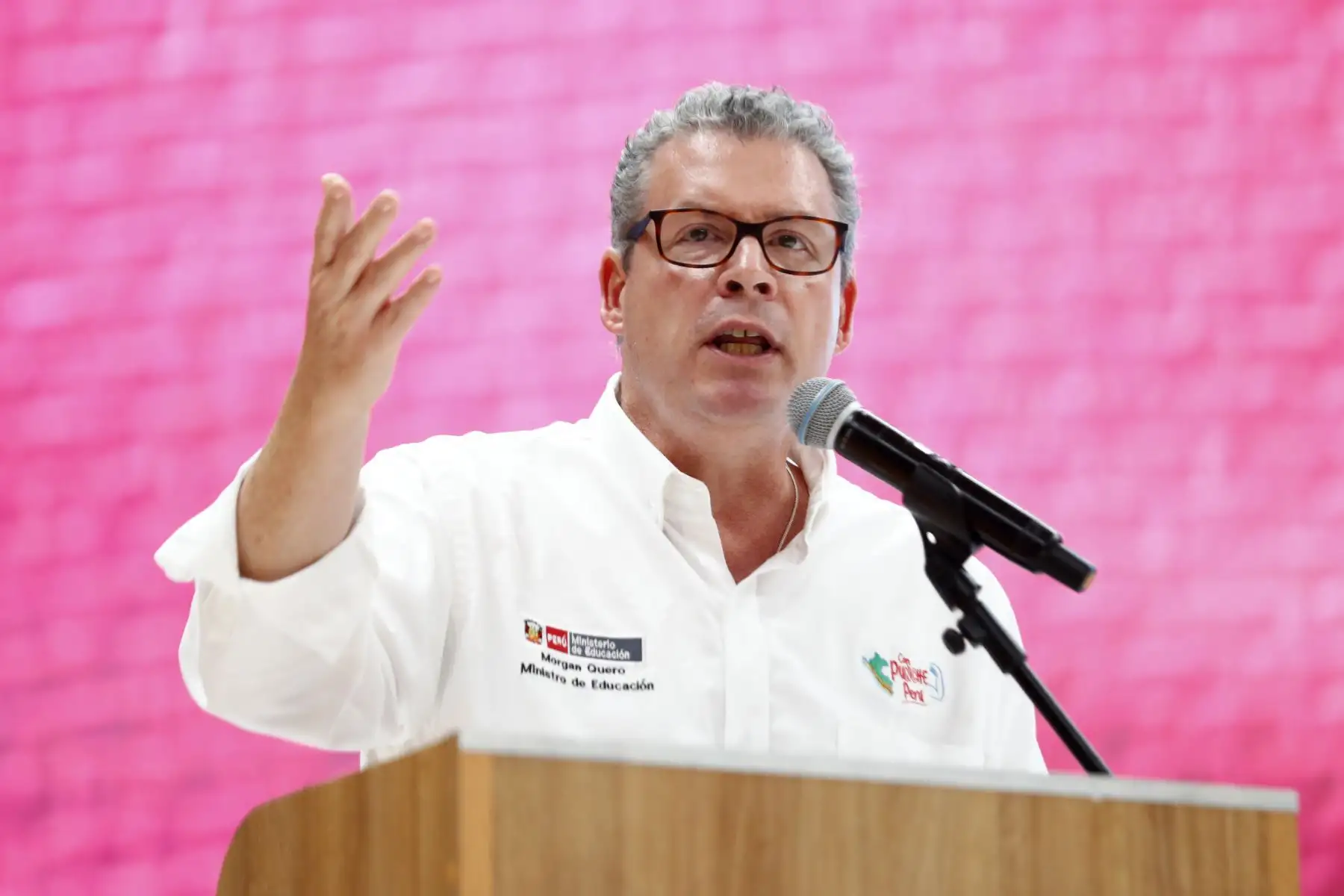 Con la participación de más de mil deportistas provenientes de 22 países, se inauguró oficialmente el Campeonato Mundial Escolar de Ajedrez FIDE–Perú 2024 en el Coliseo Miguel Grau, con la participación del ministro de Educación, Morgan Quero, y el gobernador regional del Callao, Ciro Castillo Rojo, entre otras autoridades. Foto: ANDINA/Daniel Bracamonte