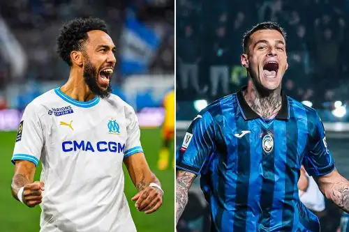 Pierre Emericj Aubameyang y Gianluca Scamacca